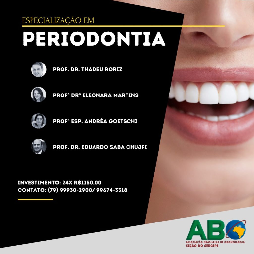 Especialização em Periodontia ABO SE Associação Brasileira de