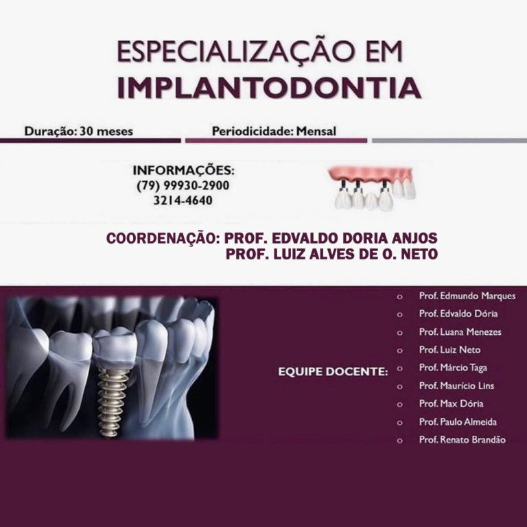 Especialização em Implantodontia