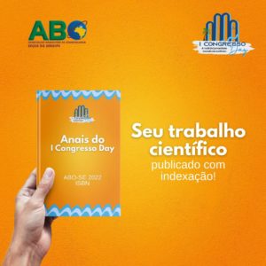 Seu trabalho com publicação indexada!